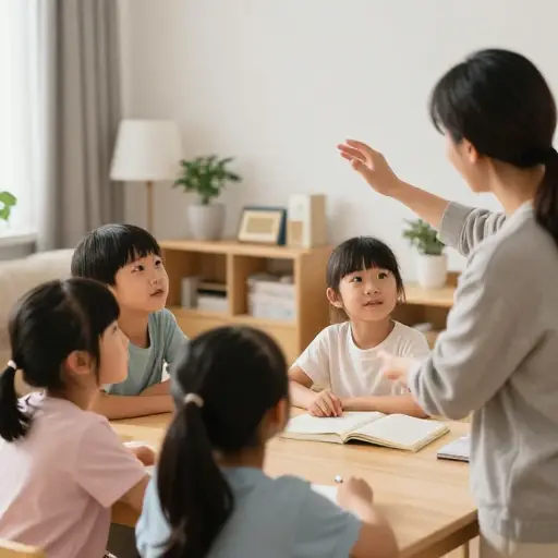 孩子们通过观察成年人来学习。