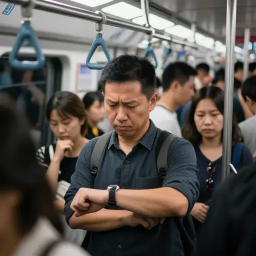 因此，你必须忍受公共交通的麻烦。