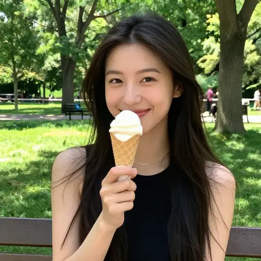 你喜欢冰淇淋吗？是的，非常喜欢。