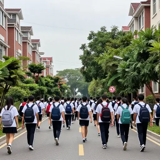 学生一年一度的大量涌入彻底改变了这个安静社区的氛围。