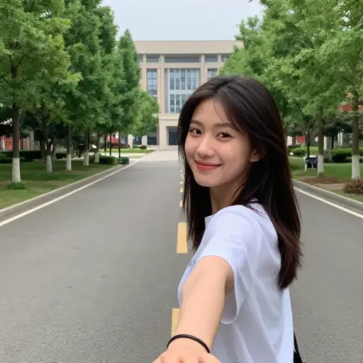 请跟着我走，我带你去图书馆。