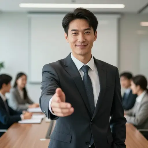 当升职机会来临时，他毫不犹豫地抓住了它。