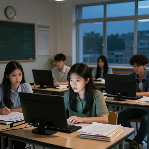 随着截止日期临近，学生们的焦虑感变得愈发强烈。
