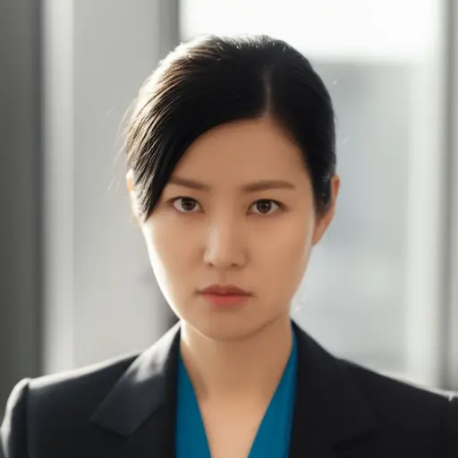 她锐利的目光仿佛能看透我。