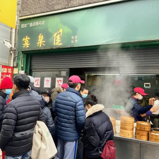 这个包子店的猪肉馅包子特别受欢迎。