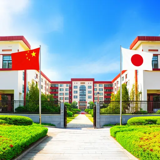 我们学校与日本的一所中学结成了姐妹学校。