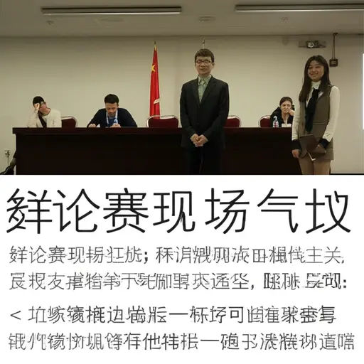 辩论赛中，对方队伍被我们彻底击败了。