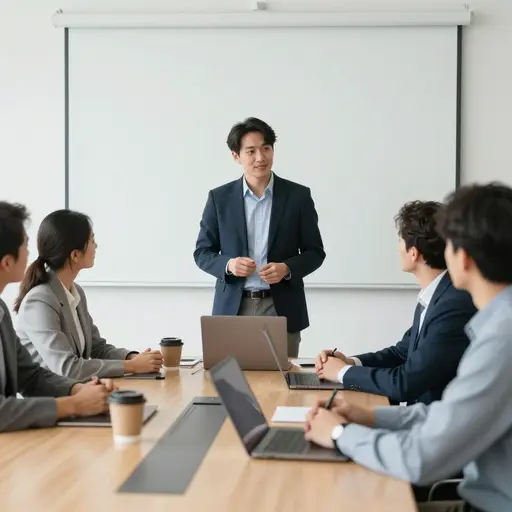 他主动提出了一个新的营销策略，从而提升了销售额。