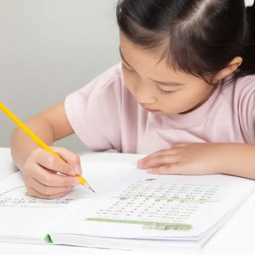 她迅速地解决了这个数学问题。