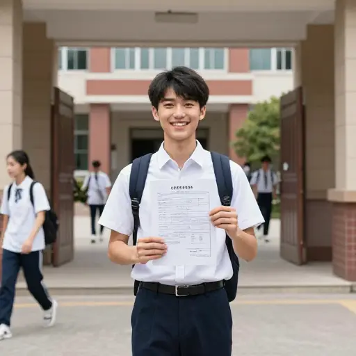 他以优异成绩通过了入学考试。