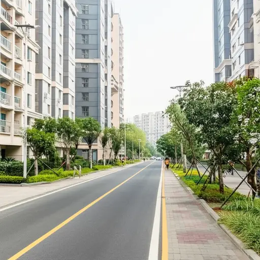 我们选择住在这里是因为它离学校很近。