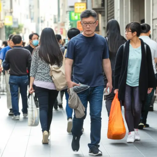 在拥挤的街道上要看好你的钱包。