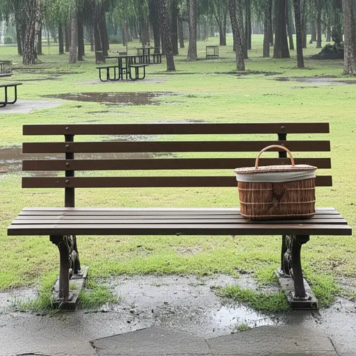要不是下雨的话，我们就能去公园野餐了。