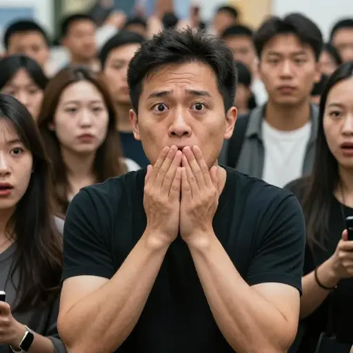 他不应该在公共场合那样做。