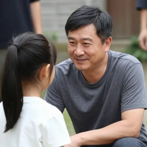 他在电影中扮演一位慈爱且善解人意的父亲。