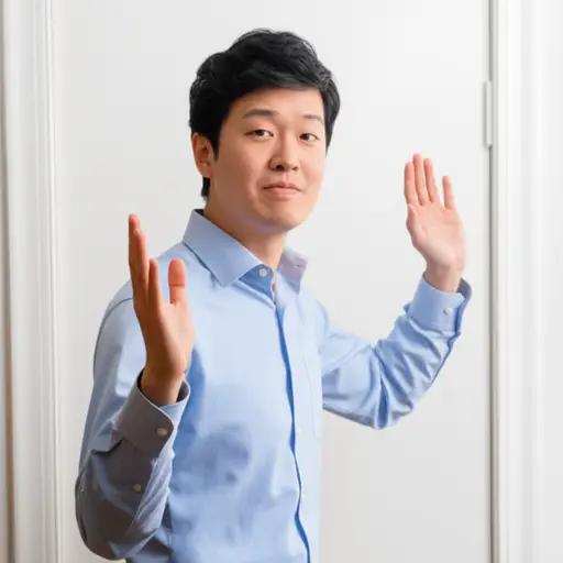 等我几秒钟，我马上回来。