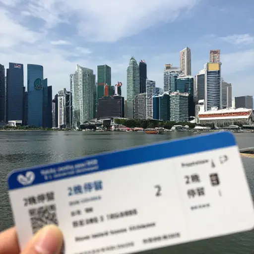 机票包括在新加坡的两晚中途停留。