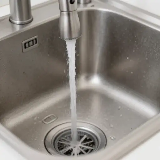 水槽漏水，所以我提交了维修申请。