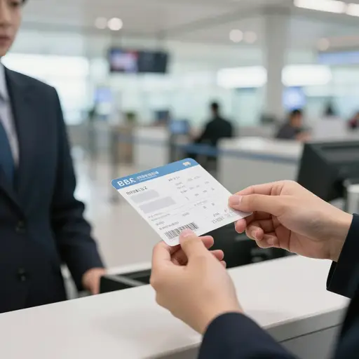 请准备好您的登机牌以备检查。