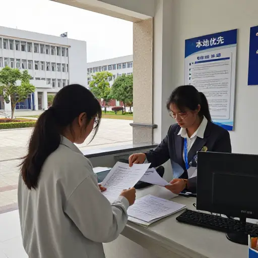 学校的招生政策是优先录取本地学生。