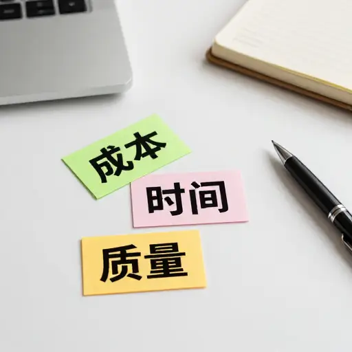 有几个因素需要考虑，即成本、时间和质量。