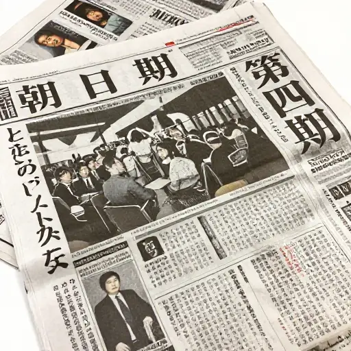 我在第四期的《朝日新闻》上看到了你们的广告。