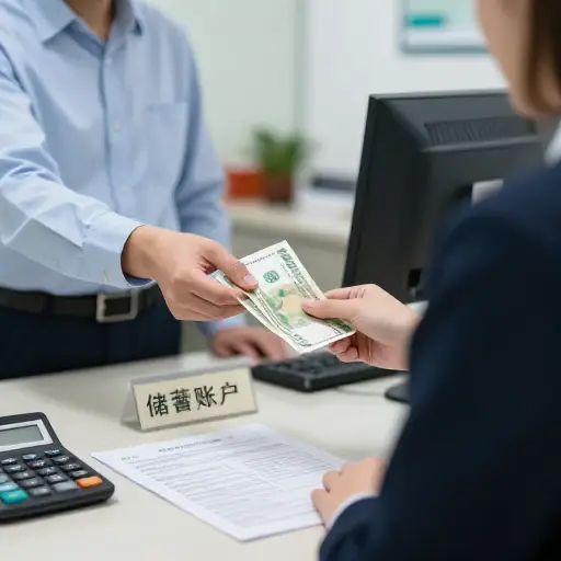 你应该把钱存入储蓄账户，那里会赚取利息。