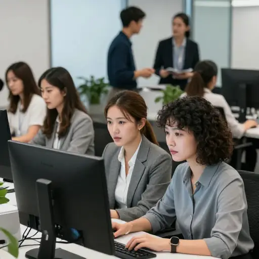 近年来，更多女性进入了劳动力市场。