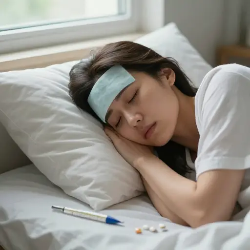 尊敬的女士，很抱歉我明天没法来上英语课，因为我发高烧。