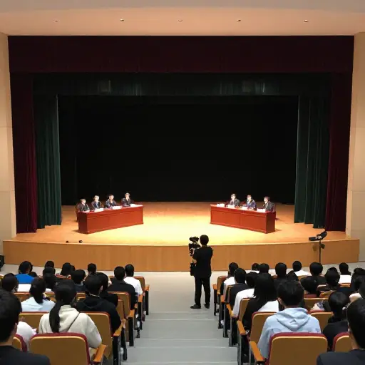 辩论赛将于今晚进行现场直播。