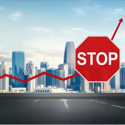 新政策给房地产市场的发展踩了刹车。