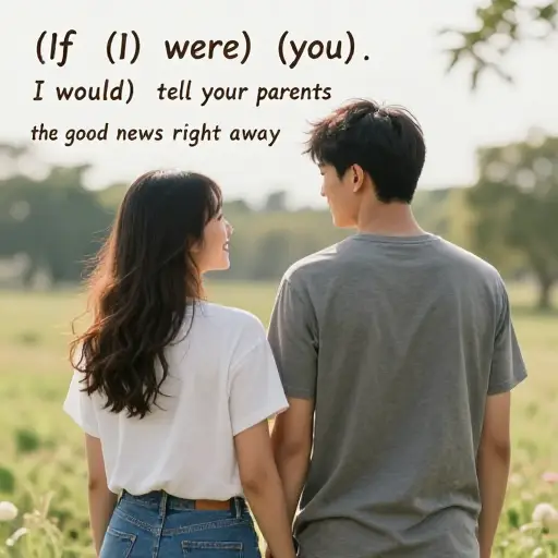 如果我是你，我会马上把这个好消息告诉父母。