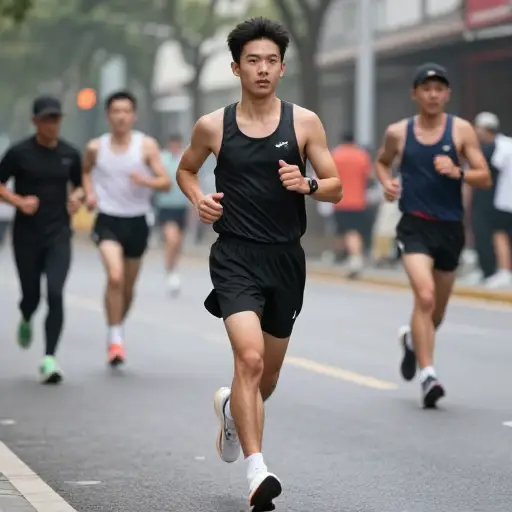 他是一名忠诚的马拉松跑者。