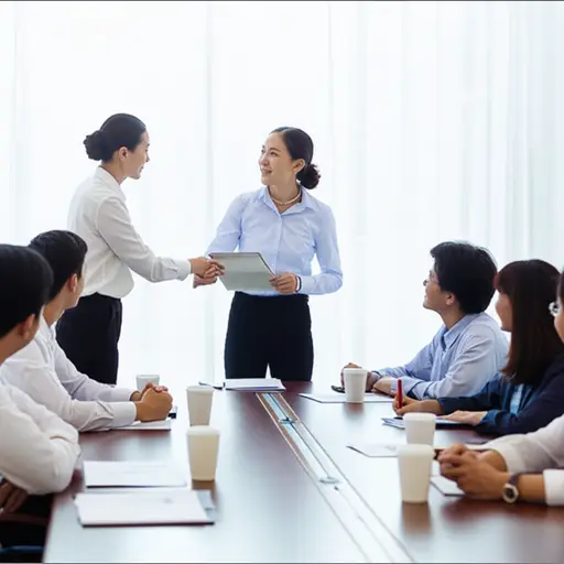 在会议上，主持人正式把我介绍给了公司的新CEO。