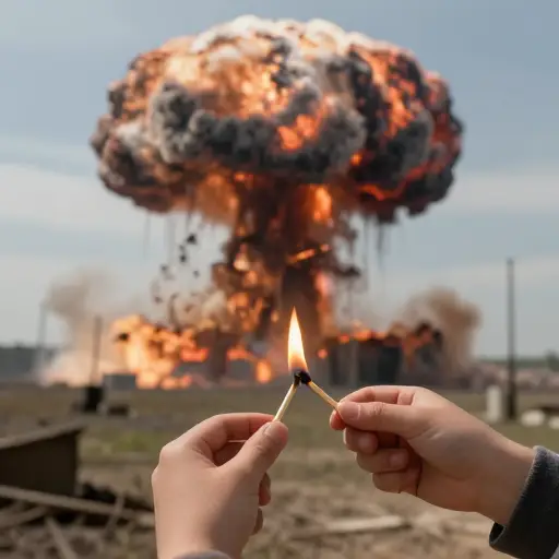 别再玩火了，否则第三次世界大战可能以核战争的形式到来。