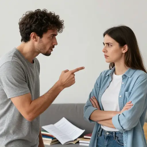 大卫告诉她，他失败的原因是她，因为她总是逼迫他，而且她不能接受他想成为一名演员。