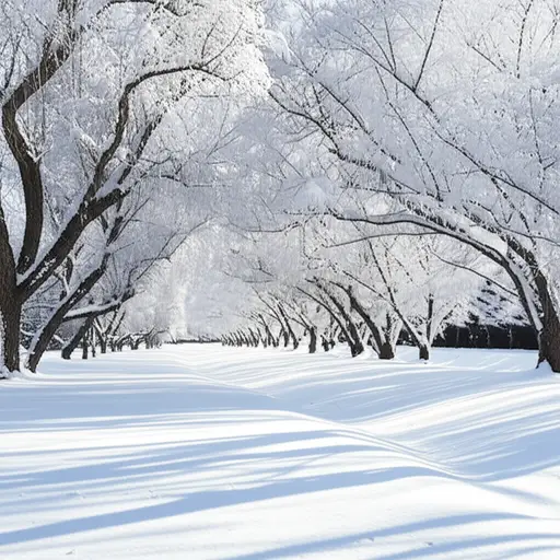 冬天的雪是最白的。