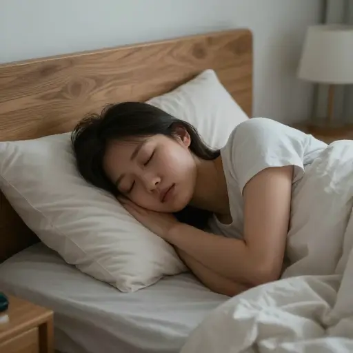 我昨晚没有睡好。