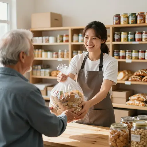 诚邀您慷慨支持当地的食品银行。