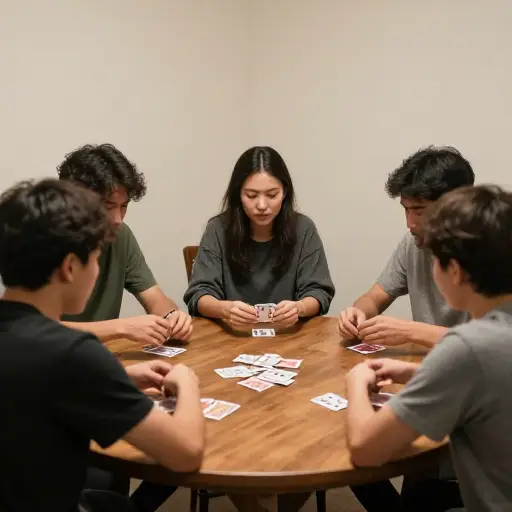 接下来我所知道的就是我在和三个男人打牌。