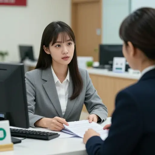 她正在努力和银行解决付款问题。