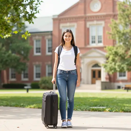 大学授予了她500美元的旅行补助金。