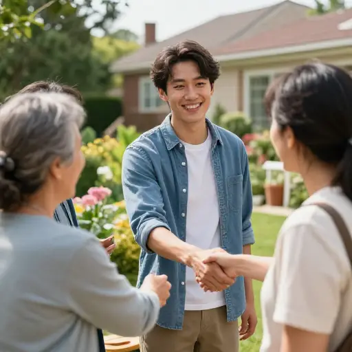 我可以抓住机会并认识许多邻居。