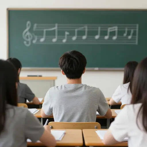 他对音乐感兴趣，所以决定旁听这门课而不拿学分。