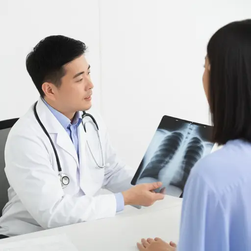医生建议做个活检以检查肺部结节的性质。