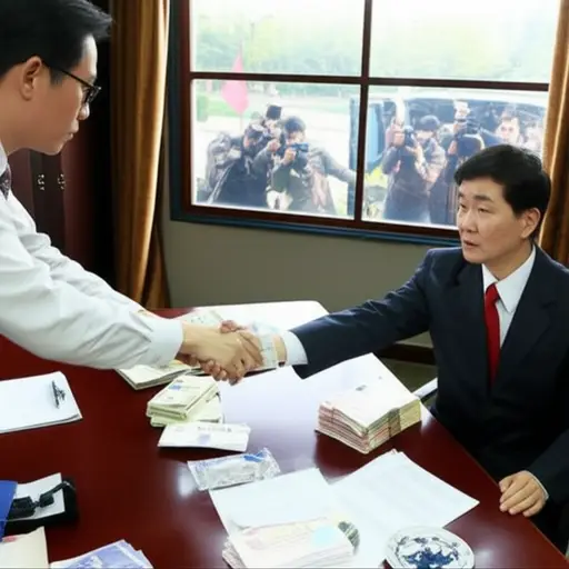 政府官员的腐败行为引发了一场全国性的丑闻。