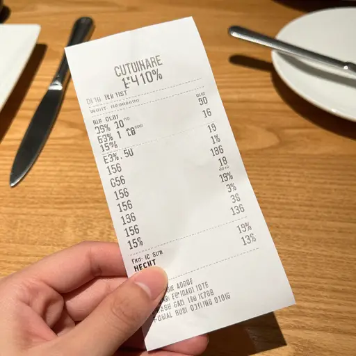 您的账单会自动增加15%的服务费。