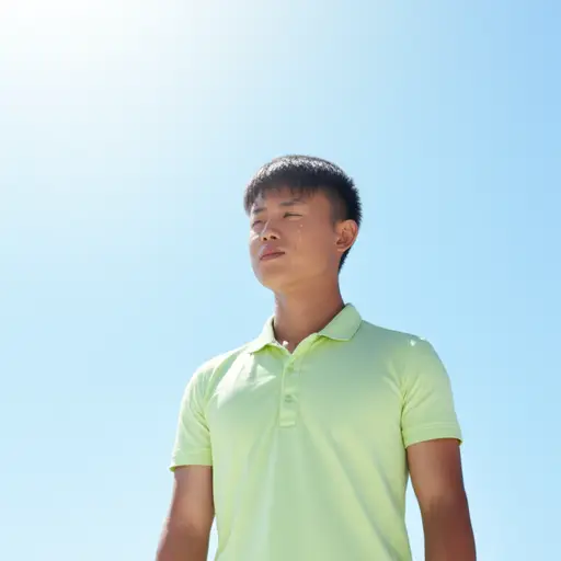 天气太热了，我稍微动一下就出汗。