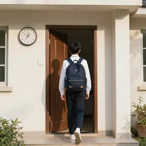 我通常大约4点到家。