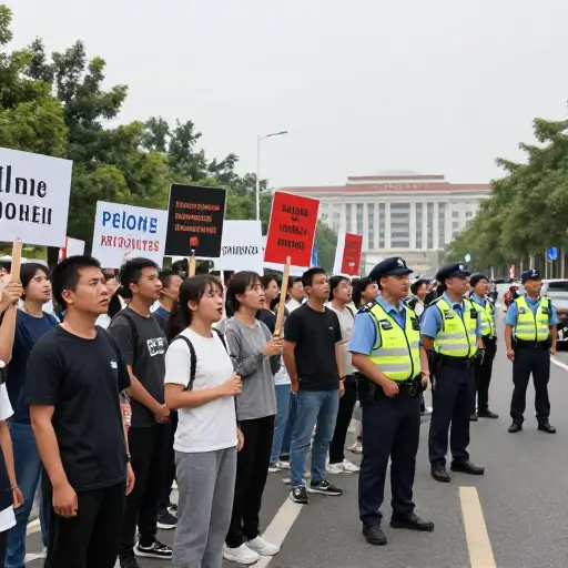 政府试图压制这些抗议活动。